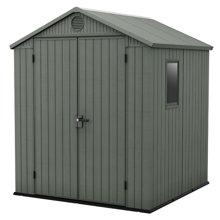Keter Darwin 6x6ft (1.9m x 1.8m) Garden Shed - Green