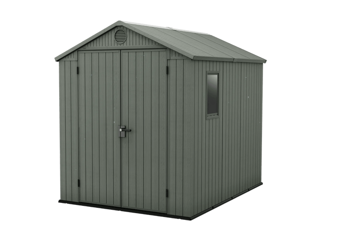 Keter Darwin 6x8ft (1.9m x 2.4m) Garden Shed - Green