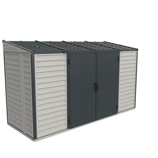 Duramax 10' x 4' SideMate Plus Pro Storage Shed with Foundation 36825