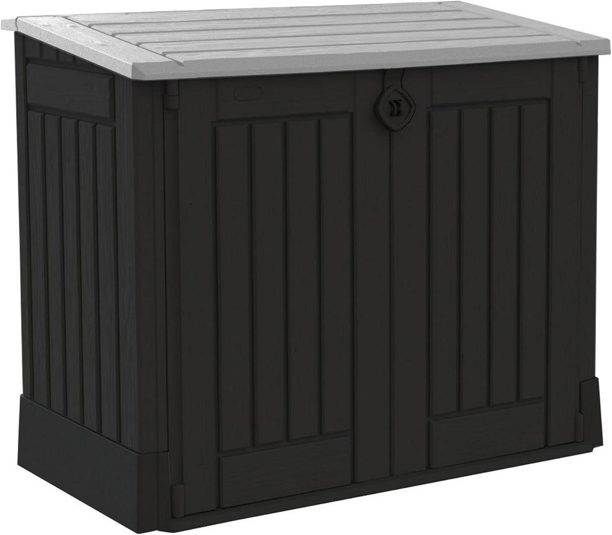 Keter Store-It-Out Midi Garden Storage 130 x 74 x 110cm - Black/Grey