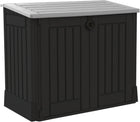 Keter Store-It-Out Midi Garden Storage 130 x 74 x 110cm - Black/Grey
