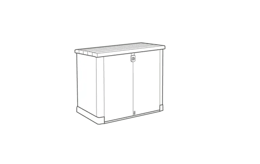 Keter Store-It-Out Pro Outdoor Storage Shed - Grey